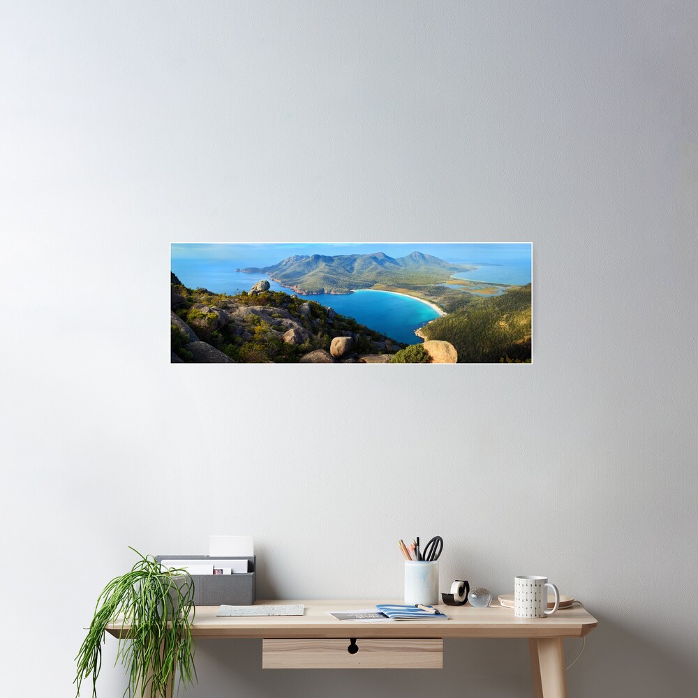 Wineglass Bay, Freycinet National Park, Tasmania Poster