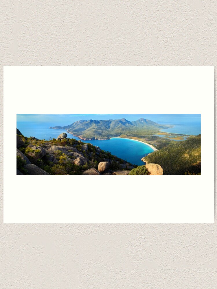 Thumbnail 1 of 3, Art Print, Wineglass Bay, Freycinet National Park, Tasmania designed and sold by Chockstone.