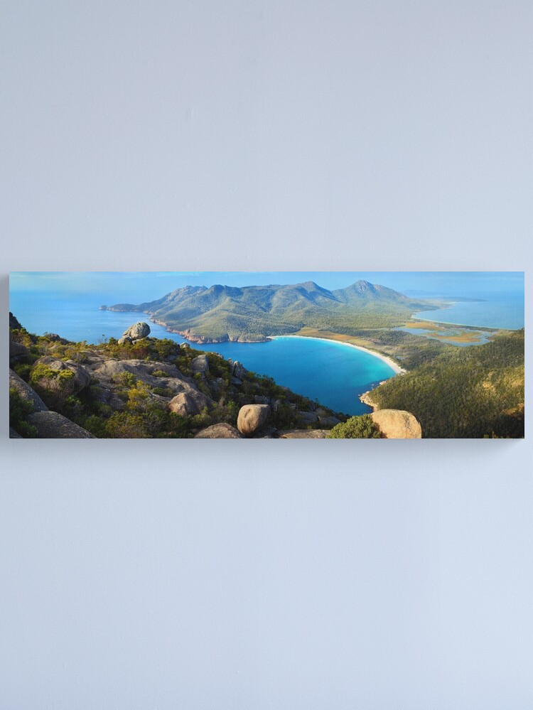 Alternate view of Wineglass Bay, Freycinet National Park, Tasmania Canvas Print