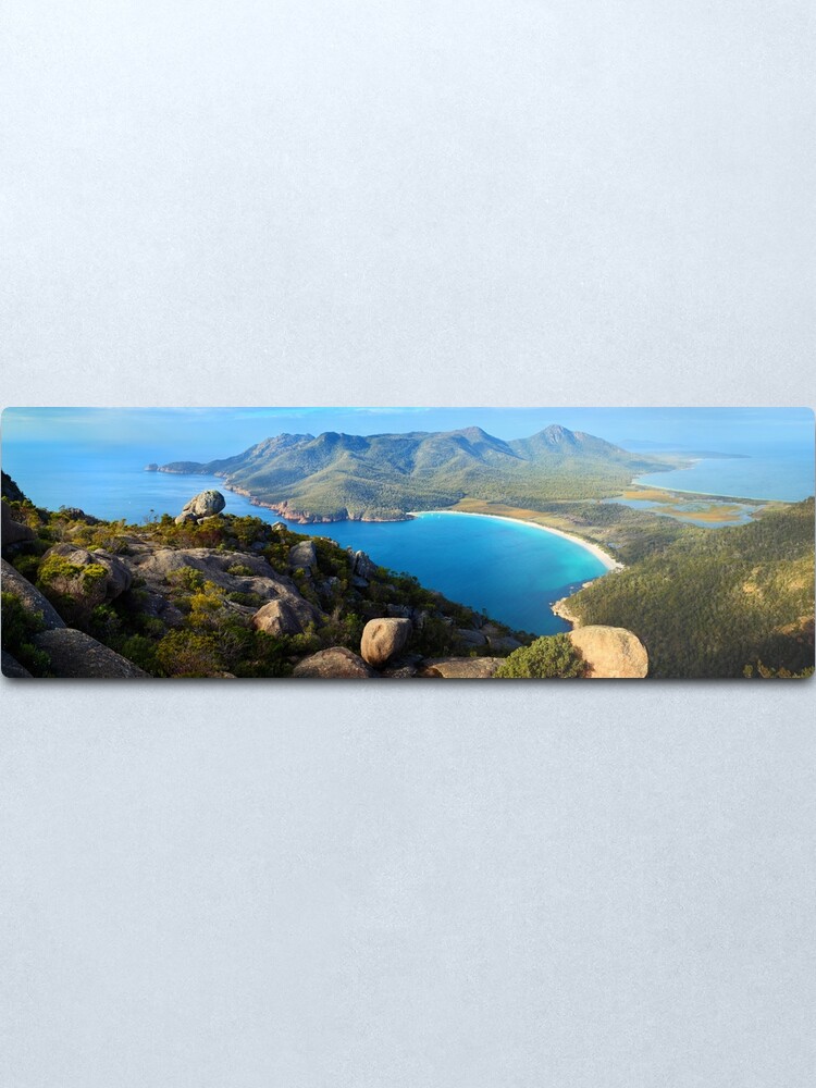 Alternate view of Wineglass Bay, Freycinet National Park, Tasmania Metal Print