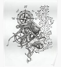Octopus's garden Poster
