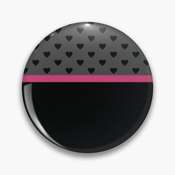 Item preview, Dark Grey with Black Hearts and Pink Stripe designed and sold by SqueakyRicardo.