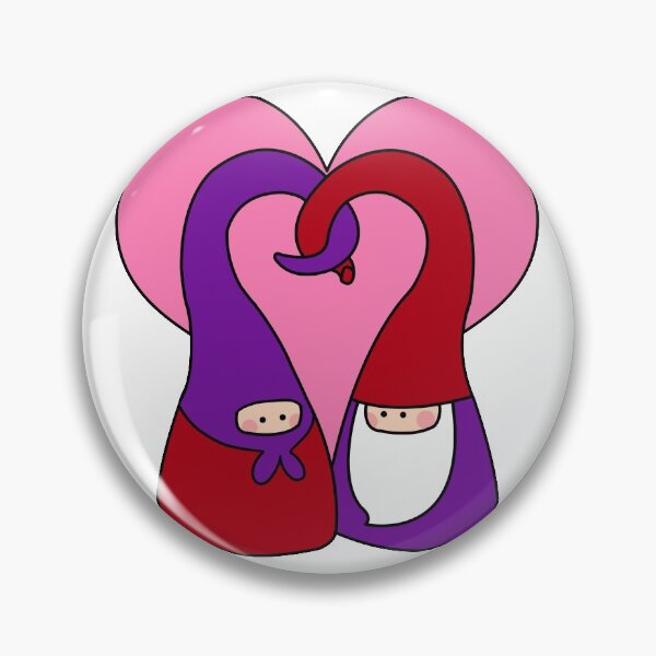 Item preview, Gnomey Love Purple and Red designed and sold by PVGnomey.