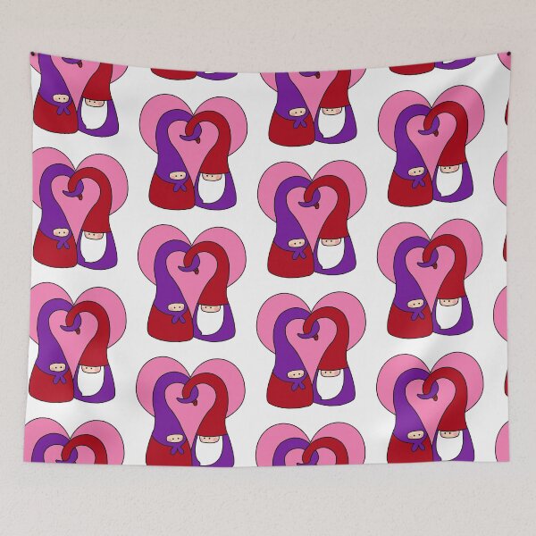 Item preview, Gnomey Love Purple and Red designed and sold by PVGnomey.