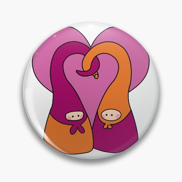 Item preview, Copy of Gnomey Love Purple and Orange designed and sold by PVGnomey.