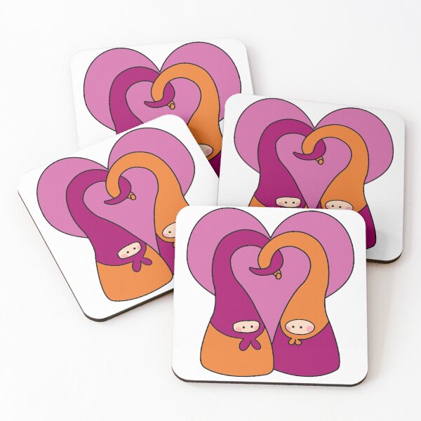 Item preview, Copy of Gnomey Love Purple and Orange designed and sold by PVGnomey.