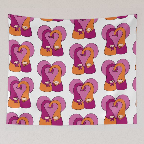Item preview, Copy of Gnomey Love Purple and Orange designed and sold by PVGnomey.