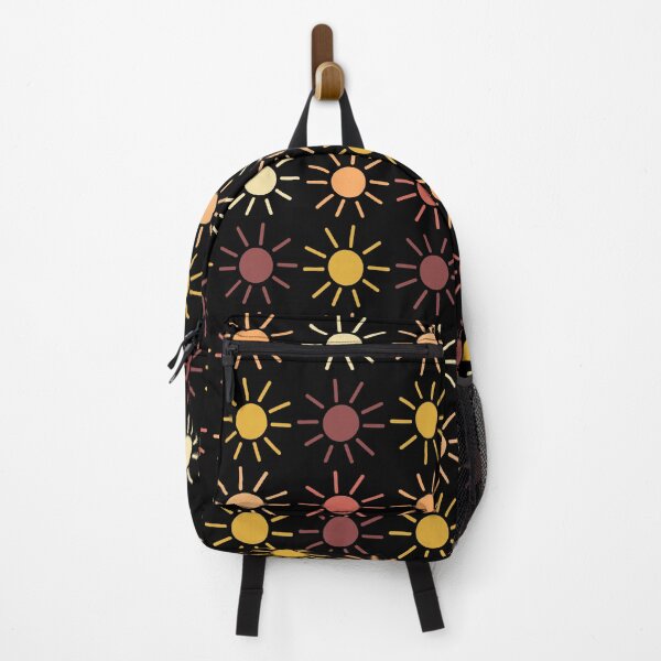 Item preview, Sunshine Pattern with Rusty Neutrals Color Palette and Black Background designed and sold by WildeandCo.