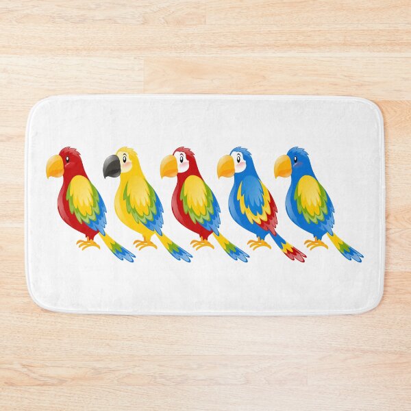 Item preview, Macaw Parrot Line-up designed and sold by RedTop Tees.