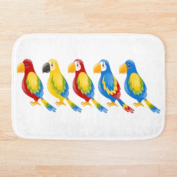 Item preview, Macaw Parrot Line-up designed and sold by RedTop Tees.