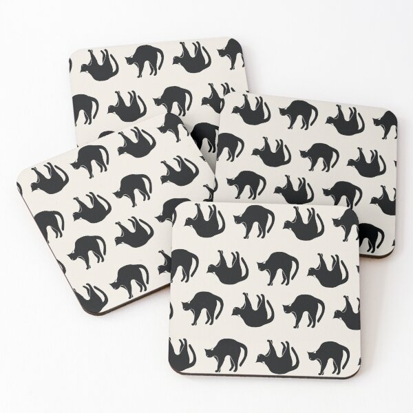 Item preview, Repeating Black Cats designed and sold by reillyadare.