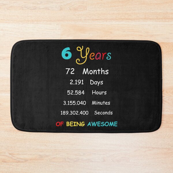 Item preview, 6 Years Old 6th Birthday Born in 2014 birthday gift designed and sold by BF-Designs.