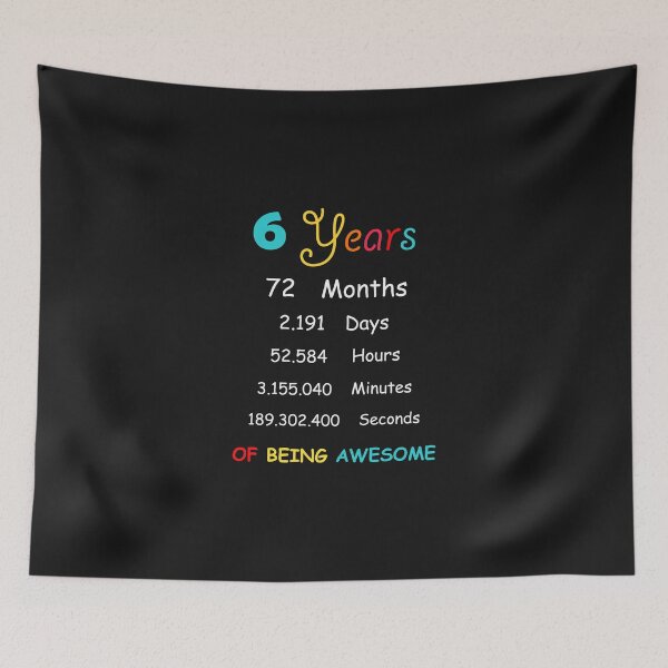 Item preview, 6 Years Old 6th Birthday Born in 2014 birthday gift designed and sold by BF-Designs.