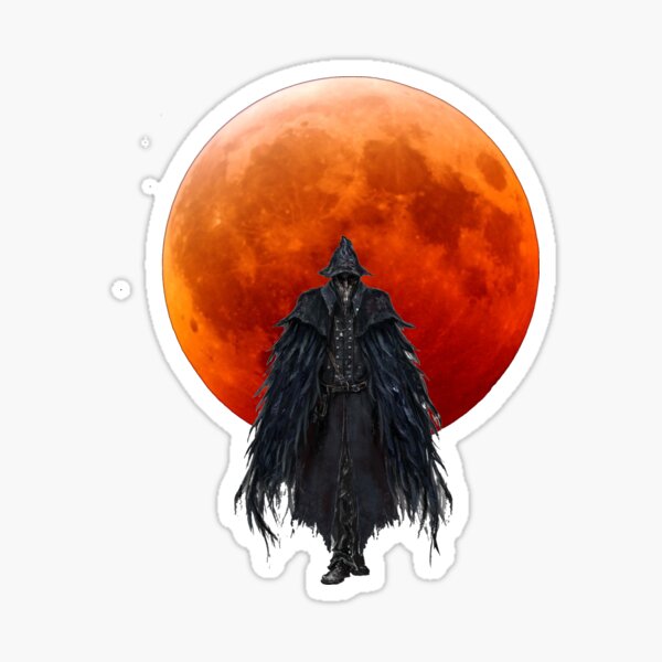 Blood Moon Halloween Sticker for iOS & Android