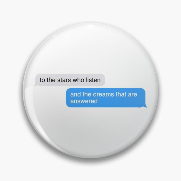 Item preview, feysand to the stars who listen texts designed and sold by Kate @acotars.