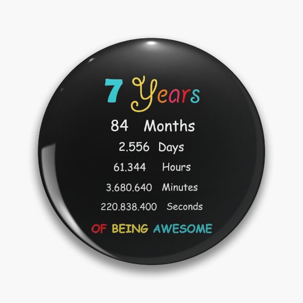 Item preview, 7 Years Old 7th Birthday Born in 2013 birthday gift designed and sold by BF-Designs.