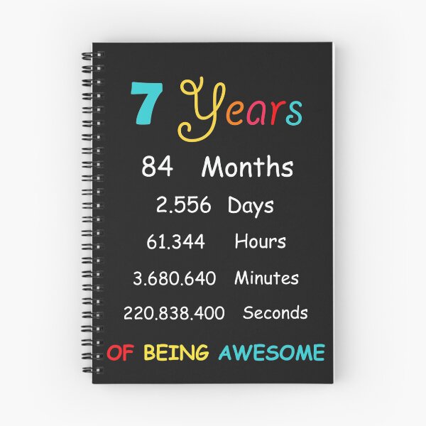 Item preview, 7 Years Old 7th Birthday Born in 2013 birthday gift designed and sold by BF-Designs.