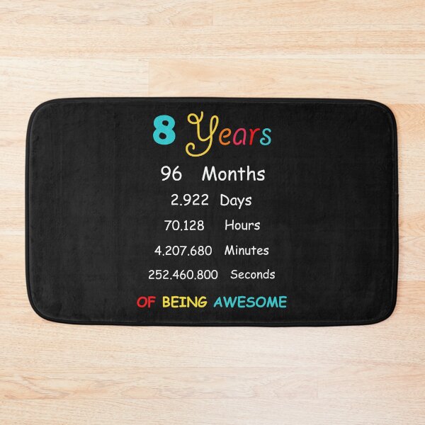 Item preview,  8 Years Old 8th Birthday Born in 2012 birthday gift designed and sold by BF-Designs.