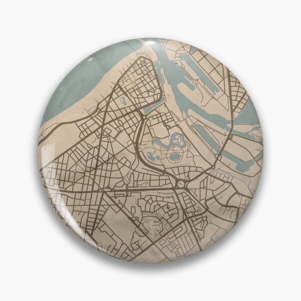 Item preview, Ostend Sepia Map designed and sold by CPTVDesign.