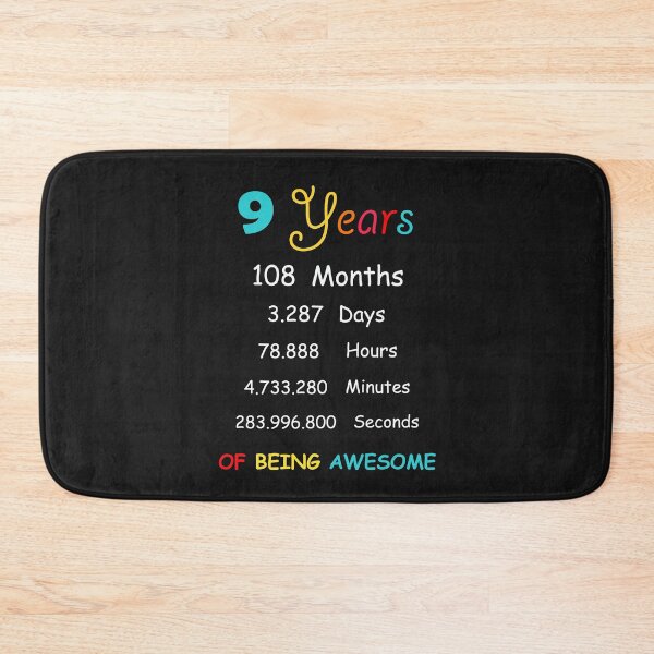 Item preview, 9 Years Old 9th Birthday Born in 2011 birthday gift designed and sold by BF-Designs.