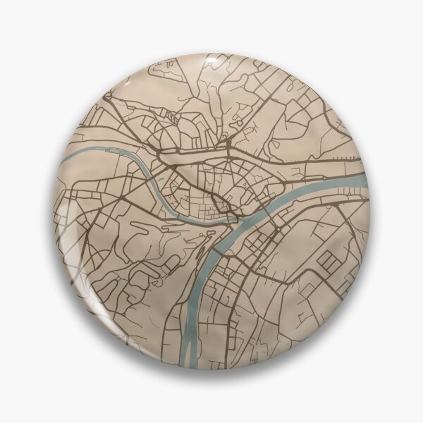 Item preview, Namur Sepia Map designed and sold by CPTVDesign.
