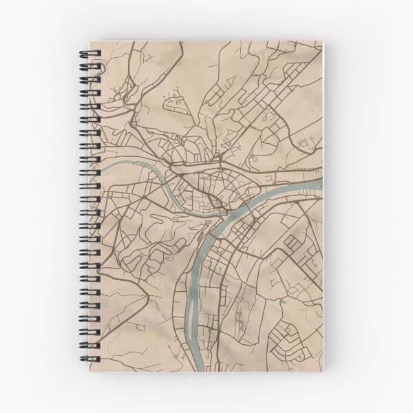Item preview, Namur Sepia Map designed and sold by CPTVDesign.