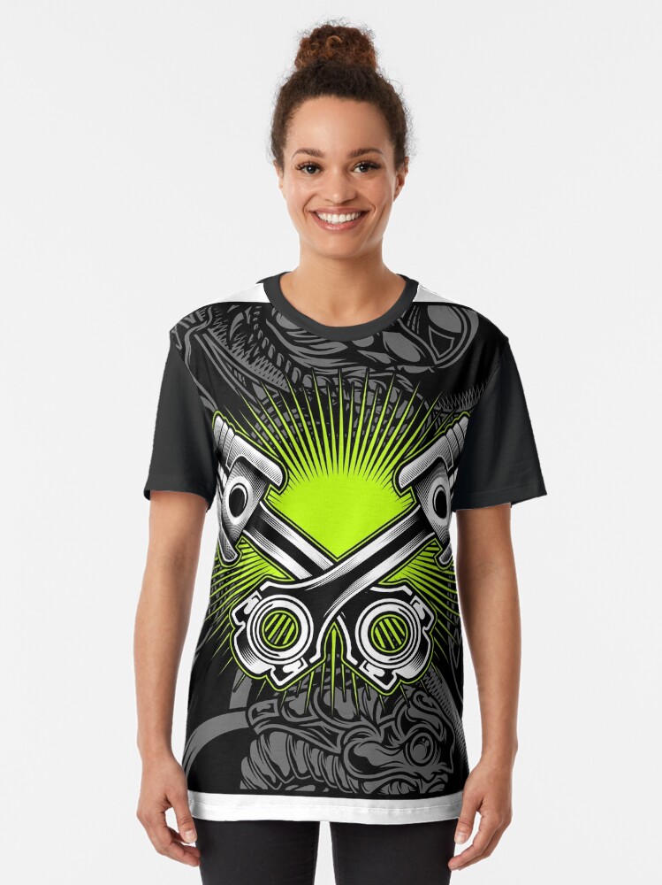 "Motorcycle piston logo vector logos" Tshirt for Sale by saif889