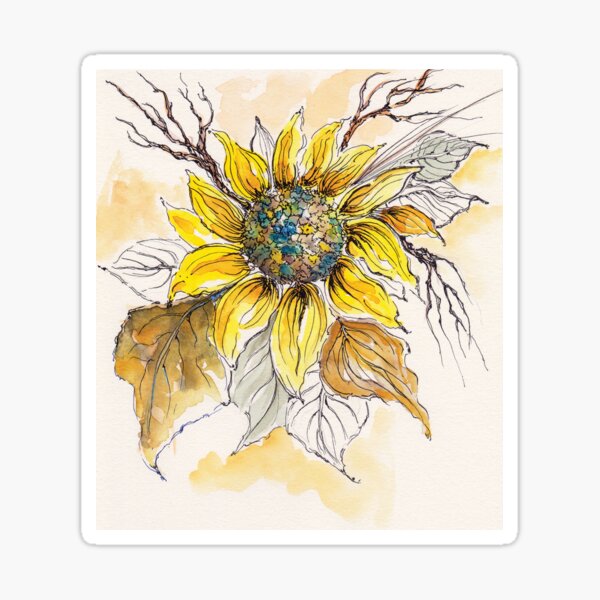 Sunflower Sticker