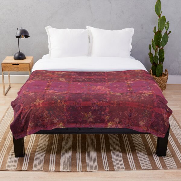 Item preview, Wine Burgundy Flower Pattern Wildflower Print Texture designed and sold by RootSquare.
