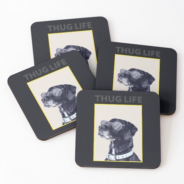 Item preview, The Thug Life Cool Labrador With Aviators designed and sold by thefunstreet.