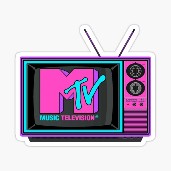 Televisión de los 80 Pegatina