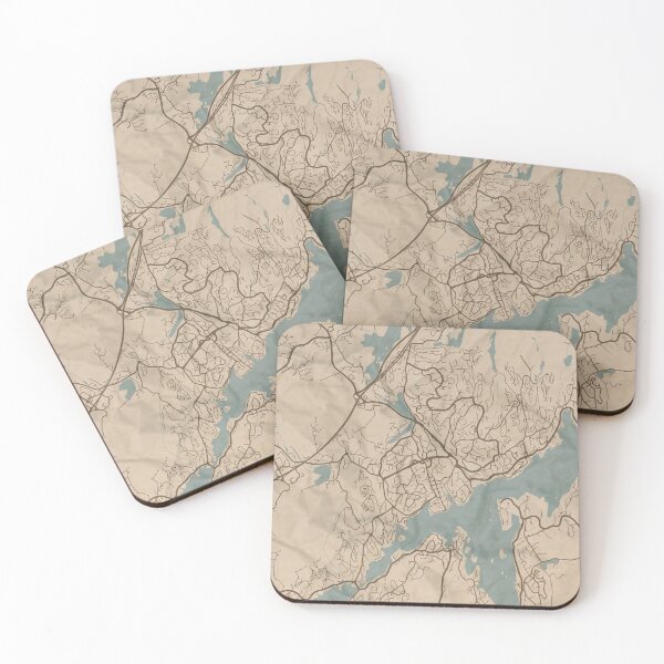 Item preview, Arendal Sepia Map designed and sold by CPTVDesign.