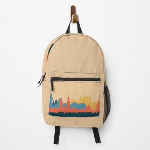 Item preview, Prague colourful minimal skyline buildings architecture layers famous landmark historical designed and sold by am-mantilla2156.