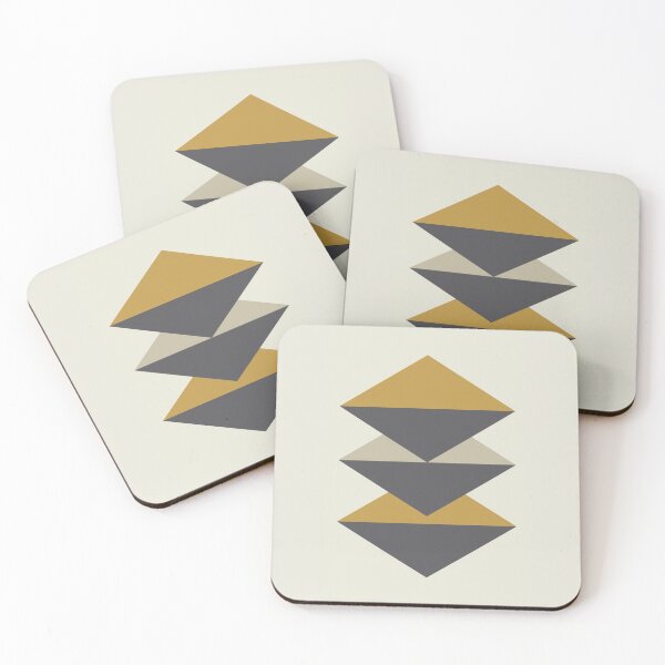 Item preview, stacked modern triangles geometry designed and sold by am-mantilla2156.