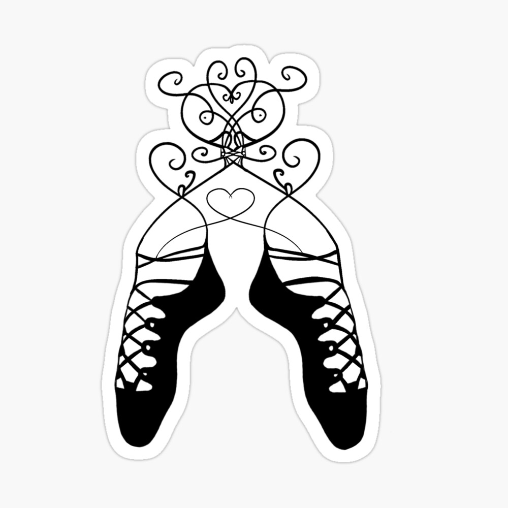 ghilles Irish/highland dance shoes Art Print for Sale by