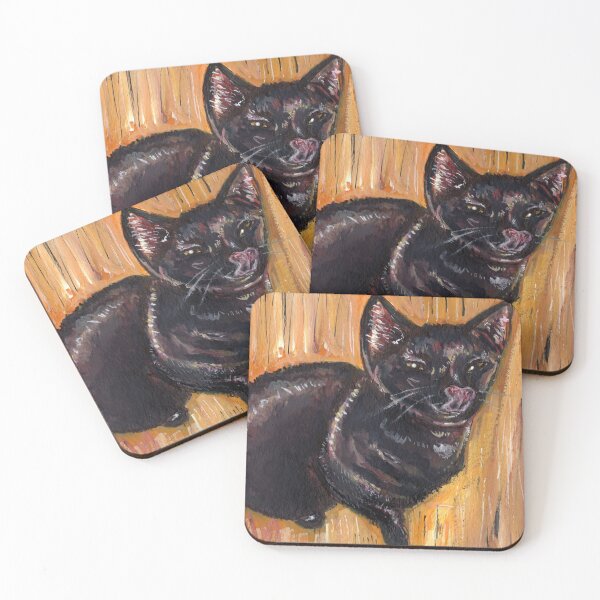 Item preview, Silly Black Cat designed and sold by KLoganArt.