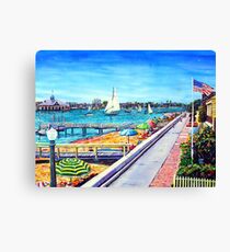 Balboa Island Newport Beach Ca. Canvas Print