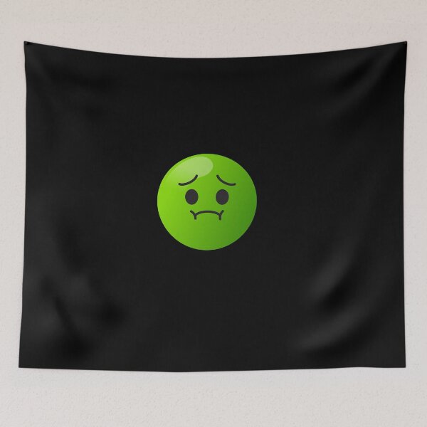 Item preview, Emoji of a sick worried face - Nauseated face  designed and sold by fahim96.