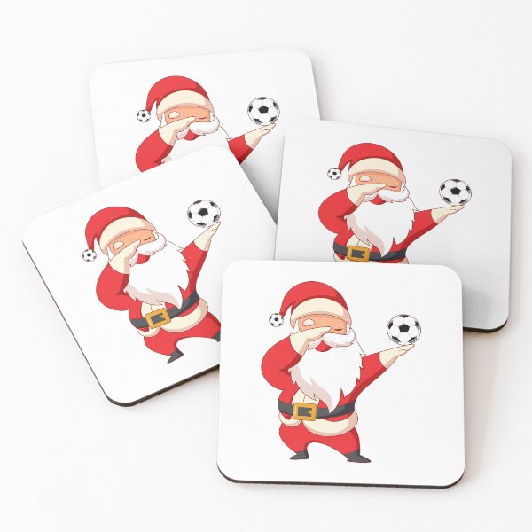 Artikelvorschau, Lustiger Weihnachtsmann, der freestyler Fußball Fußball tupft entworfen und verkauft von Funny-Vintage.