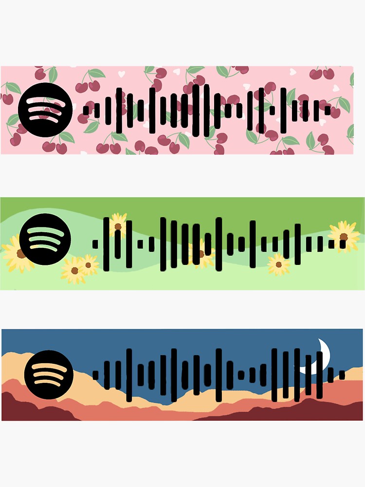 spotify code stickers