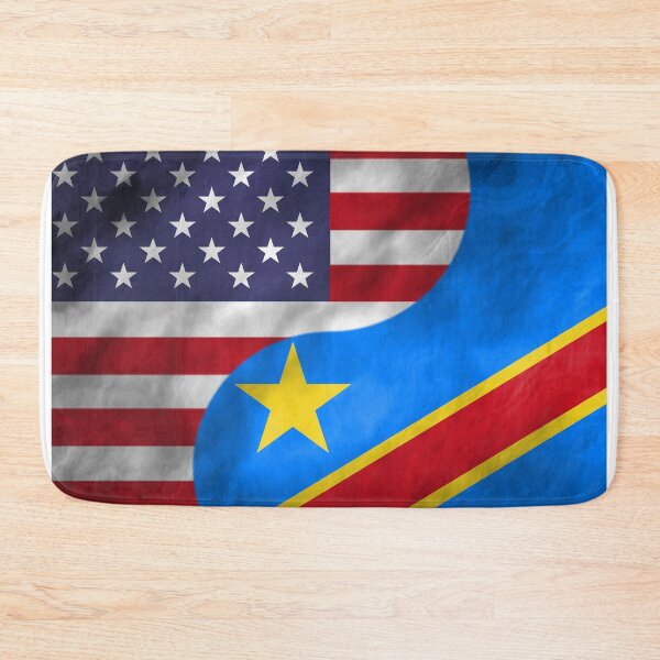 Item preview, USA and DR Congo Dual Flag Yin Yang Combination designed and sold by ockshirts.