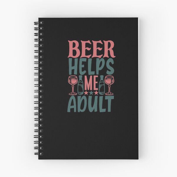 Artikelvorschau, beer helps me adult entworfen und verkauft von MoTeesMo.