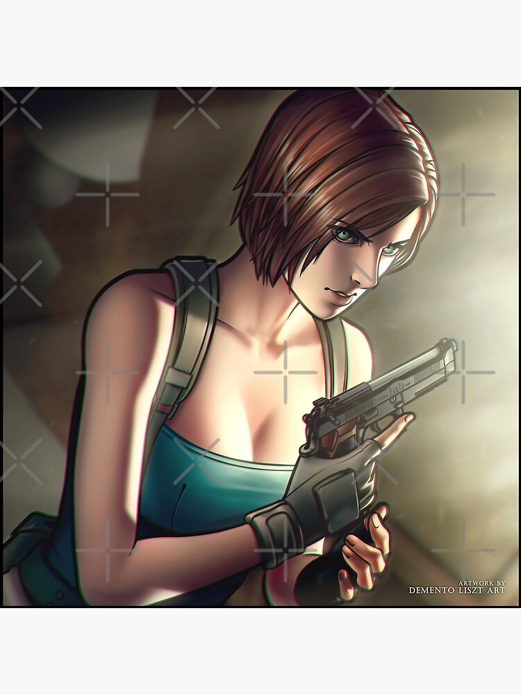 Jill Valentine Resident Evil 3 remake Art Board Print for Sale by