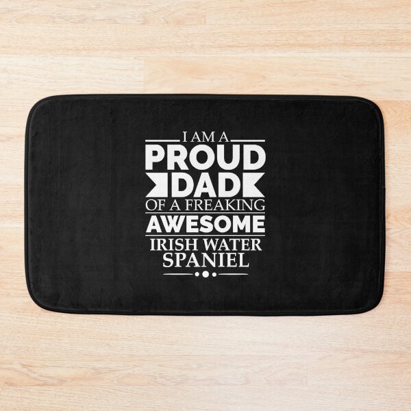 Item preview, Proud dad Irish water spaniel Dog Dad Owner Father's Day designed and sold by losttribe.