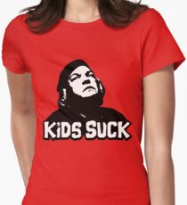 Kids Suck! Women's Fitted T-Shirt