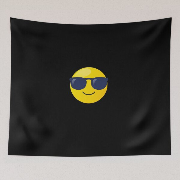 Item preview, Cute emoji of smiling face with sunglasses designed and sold by fahim96.