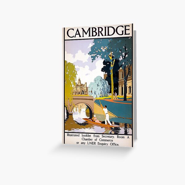 Item preview, Vintage Travel Poster - Cambridge designed and sold by m-pleiades.