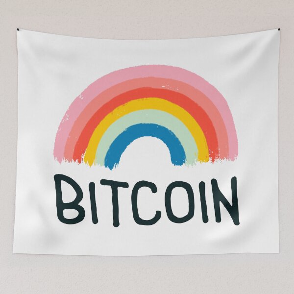 Artikelvorschau, Bitcoin Regenbogen entworfen und verkauft von Anonymousbtb.