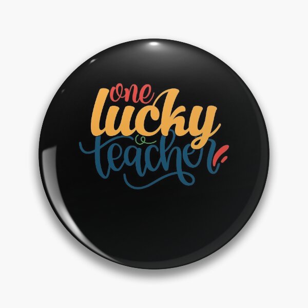 Item preview, One Lucky Teacher designed and sold by MoTeesMo.