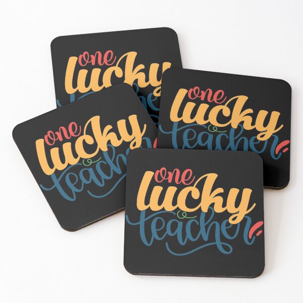 Item preview, One Lucky Teacher designed and sold by MoTeesMo.